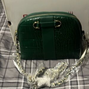 Talbots Green, small purse adjustable chain